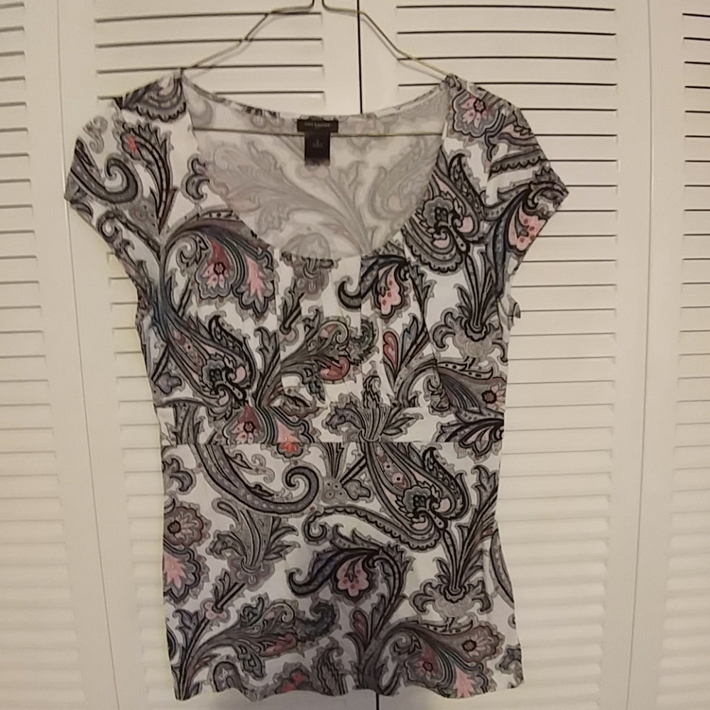 Multicolored Paisley Top